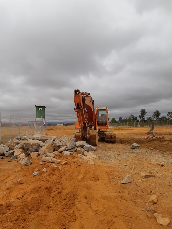 Substation Access Road  Works in Progress